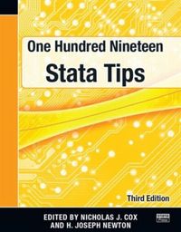 Produktbild: One Hundred Nineteen Stata Tips, Third Edition