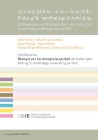 Produktbild: Spannungsfelder im Forschungsfeld Bildung f&uuml;r nachhaltige Entwicklung