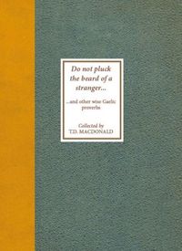 Produktbild: Do Not Pluck the Beard of a Stranger