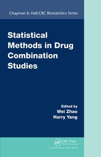Produktbild: Statistical Methods in Drug Combination Studies