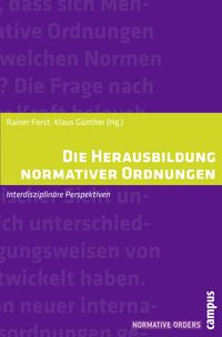 Produktbild: Die Herausbildung normativer Ordnungen