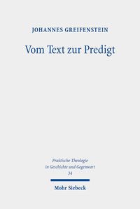 Produktbild: Vom Text zur Predigt