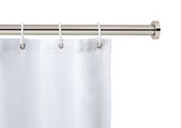 Produktbild: Teleskop-Duschstange Mod. Luz 70 - 115 cm, Chrom, ausziehbare Duschvorhangstange aus rostfreiem