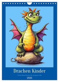Produktbild: Drachen Kinder (Wandkalender 2026 DIN A4 hoch), CALVENDO Monatskalender