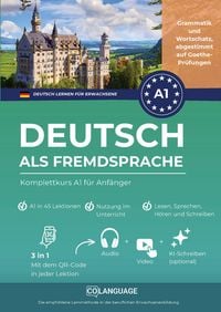 Produktbild: Deutsch als Fremdsprache lernen - Komplettkurs A1 f&uuml;r Anf&auml;nger