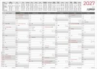 Produktbild: Tafelkalender A4 Hardcover beidseitig 2027