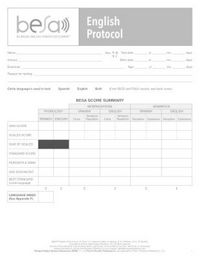 Produktbild: Besa English Protocol