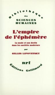 Produktbild: L'empire de l'&eacute;ph&eacute;m&egrave;re