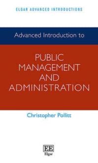 Produktbild: Pollitt, C:  Advanced Introduction to Public Management and
