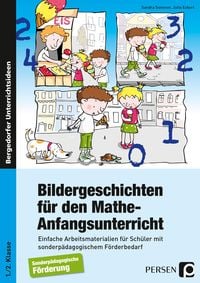 Produktbild: Bildergeschichten f&uuml;r den Mathe-Anfangsunterricht