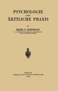 Produktbild: Psychologie und &Auml;rztliche Praxis