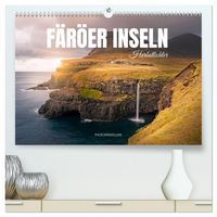 Produktbild: F&Auml;R&Ouml;ER INSELN - Herbstlichter (hochwertiger Premium Wandkalender 2026 DIN A2 quer), Kunstdruck in Hochglanz