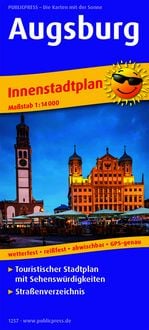Produktbild: Augsburg Innenstadtplan