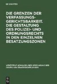 Produktbild: Grenzen der Verfassungsgerichtsbarkeit. Die Gestaltung des P