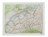 Bild vom Artikel Kunststoffrelief Schweiz 1 : 500 000. Weiß Holz vom Autor 