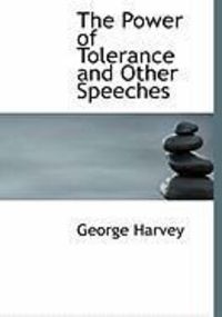 Produktbild: The Power of Tolerance and Other Speeches