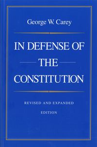 Produktbild: Carey, G: In Defense of the Constitution