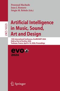 Produktbild: Artificial Intelligence in Music, Sound, Art and Design