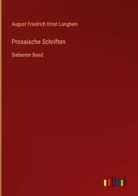 Produktbild: Prosaische Schriften