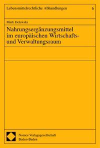 Produktbild: Nahrungserg&auml;nzungsmittel im europ&auml;ischen Wirtschafts- und Verwaltungsraum