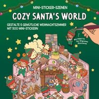 Produktbild: Mini-Sticker-Szenen &ndash; Cozy Santa&rsquo;s World I 3D-Sticker