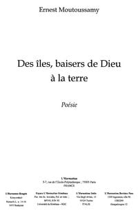 Produktbild: Des iles baisers de dieu a laterre