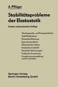 Produktbild: Stabilit&auml;tsprobleme der Elastostatik