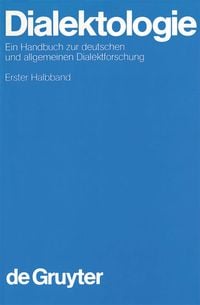 Produktbild: Dialektologie. 1. Halbband