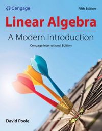 Produktbild: Linear Algebra: A Modern Introduction, Cengage International Edition