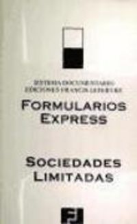 Produktbild: Formularios express sociedades limitadas