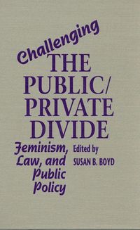Produktbild: Challenging the Public/Private Divide