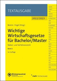 Bild vom Artikel Wichtige Wirtschaftsgesetze für Bachelor/Master, Band 2 vom Autor 