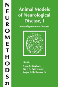 Produktbild: Animal Models of Neurological Disease, I