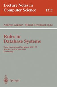 Produktbild: Rules in Database Systems