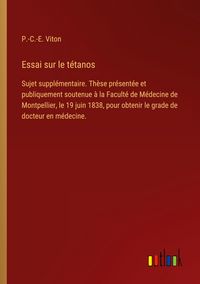 Produktbild: Essai sur le t&eacute;tanos