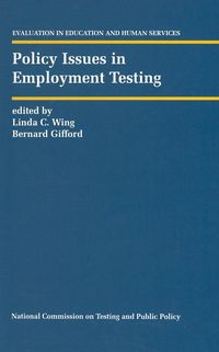 Produktbild: Policy Issues in Employment Te