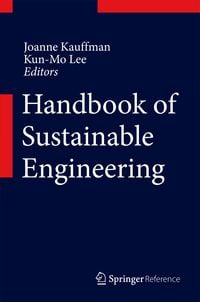 Produktbild: Handbook of Sustainable Engineering