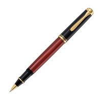 Produktbild: Pelikan Tintenroller Souver&auml;n&reg; R400, 24-Karat vergoldete Zierelemente, Schwarz-Rot