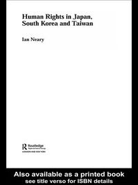 Produktbild: Human Rights in Japan, South Korea and Taiwan
