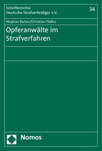 Produktbild: Opferanw&auml;lte im Strafverfahren