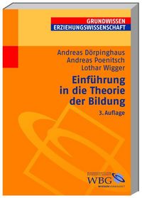 Produktbild: Einf&uuml;hrung in die Theorie der Bildung