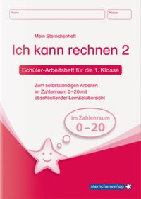 Bild vom Artikel Ich kann rechnen 2. Schüler-Arbeitsheft für die 1. Klasse vom Autor Sternchenverlag GmbH