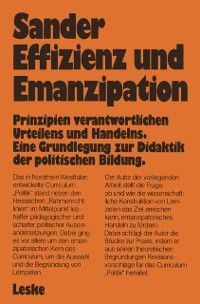 Produktbild: Effizienz und Emanzipation