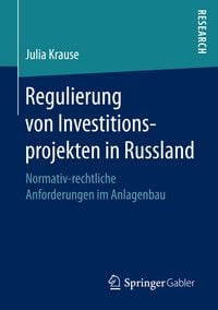 Produktbild: Regulierung von Investitionsprojekten in Russland