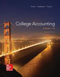 Produktbild: College Accounting ( Chapters 1-30) with Connect Plus