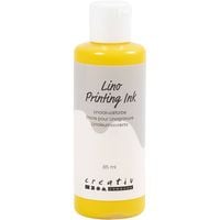 Produktbild: Creativ Company Linoldruckfarbe, Gelb, 85 ml, 1 Fl&auml;schchen