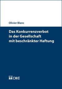 Produktbild: Das Konkurrenzverbot in der Gesellschaft mit beschr&auml;nkter Haftung