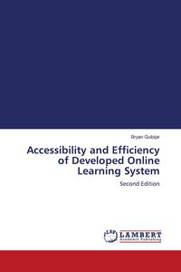 Produktbild: Accessibility and Efficiency of Developed Online Learning System