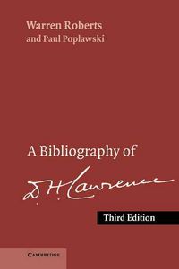 Produktbild: A Bibliography of D. H. Lawrence