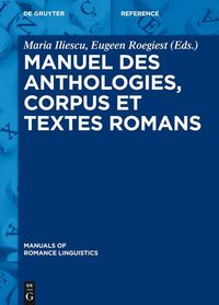 Produktbild: Manuel des anthologies, corpus et textes romans